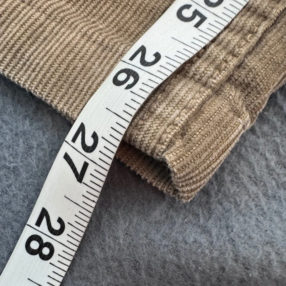 Levis 549 Low Loose Corduroy Pants Mens 42x27 Tan Khaki Baggy Vintage 20549-0003